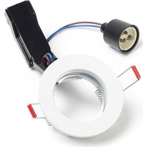 LED Spot Armatuur GU10 | Lumiance Inset Trend 62 Flush | Wit | Sylvania