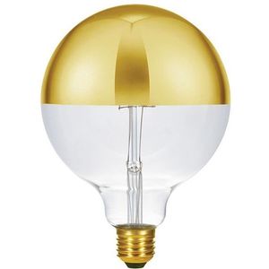 123led LED lamp E27 | Globe G125 | Kopspiegel | Goud | 2500K | Dimbaar | 6.5W (43W)