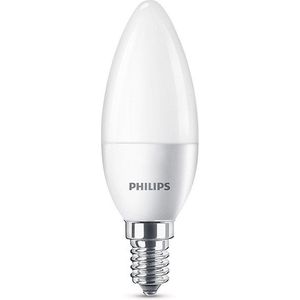 Philips E14 led-lamp kaars mat 4W (25W) 2 stuks