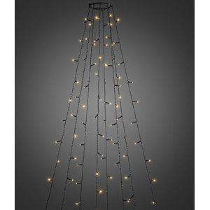 Kerstboommantel 240 cm | extra warm wit | 150 lampjes met app besturing | Konstsmide