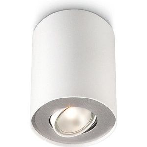 Philips Led opbouwspot | Rond | myLiving Pillar | Wit | GU10 fitting | Ø 120mm