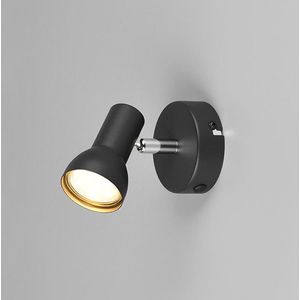 LED Plafond-/wandspot | Cantar | Rond | Zwart | IP20 | Trio Lighting