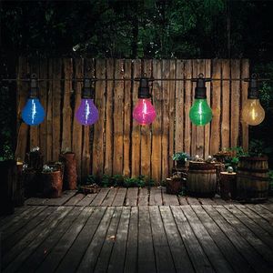 Lichtsnoer koppelbaar 10 meter | 10 lampjes | Peer | Multicolor