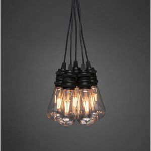 Lichtsnoer koppelbaar 10 meter | 10 lampjes | Extra warm wit | Edison | Konstsmide