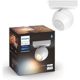 Philips Hue Buckram opbouwspot - warm tot koelwit licht - 1-spot - wit