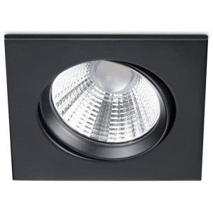 Led inbouwspot | Vierkant | Pamir | Zwart | Dimbaar | Ø 72mm | 5.5W