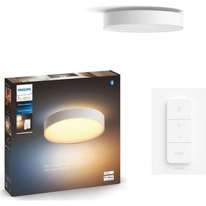 Philips Hue Enrave Plafondlamp | Wit | 55 cm | White Ambiance | incl. dimmer switch