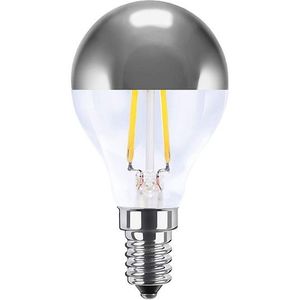 Segula LED lamp E14 | Kogel G48 | Filament | Kopspiegel | Zilver | 2700K | Dimbaar | 2.5W (21W)