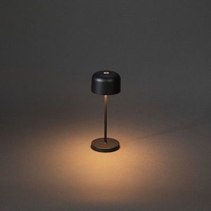 Konstsmide oplaadbare tafellamp | Lille Mini | 2200-2700K | IP54 | 3.5W | Zwart