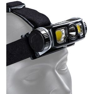 LED hoofdlamp oplaadbaar met sensor | 6000K | 250 lumen | IP54 | Zwart