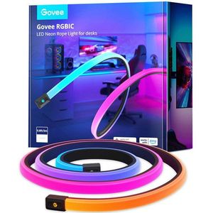 Govee RGBIC LED Neon Rope Lights voor bureaus | Wi-Fi + Bluetooth | 3 meter