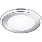 Trio Aura led inbouw downlighter Ø 14 cm rond chroom 10W