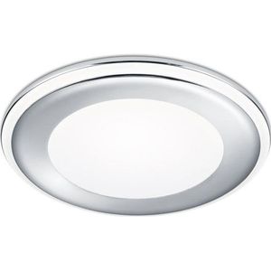 Trio Aura led inbouw downlighter Ø 14 cm rond chroom 10W