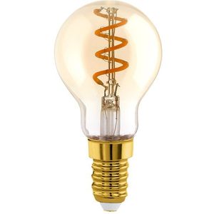 Eglo LED lamp E14 | Kogel P45 | Filament | Goud | 2000K | Dimbaar | 4W