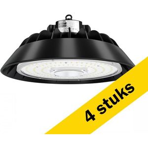 4x LED High Bay lamp 100W | 6000K | 15.000 lumen | IP65 | Philips driver
