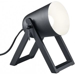 Trio Marc tafellamp zwart, geschikt voor 1 x E27