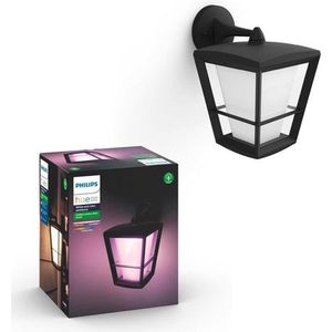 Philips Hue Outdoor Econic wandlantaarn hangend zwart | White en Color Ambiance