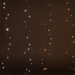 Lichtgordijn 100x200 | extra warm wit & warm wit | 320 lampjes