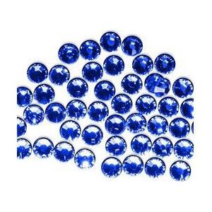 Nageldecoratie Swarovski steentjes Cobalt