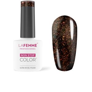 La Femme - H381 Hot Chocolate - Gelnagellak - Chocoladebruin - 8 g