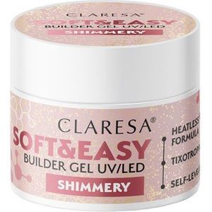 Claresa - Soft & Easy Buildergel - Shimmery - 12 gr - UV/LED