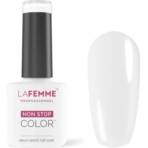 MILKY WHITE TOP COAT NO WIPE UV&LED 8GR  M001