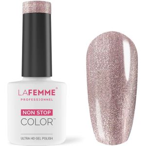 La Femme H407 gel polish – roségouden glitter nagellak 8g