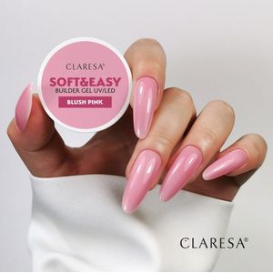 Claresa - Soft & Easy Builder Gel - Blush Pink - 12gr - Bouwgel voor Nagels