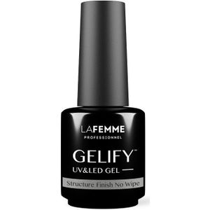 Gelify Structure Finish No Wipe 15 gr – topcoat zonder plaklaag
