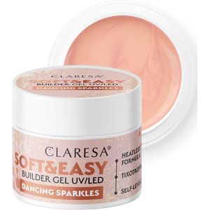 Claresa Soft & Easy Buildergel  UV/LED |DANCING SPARKLES  12gr.
