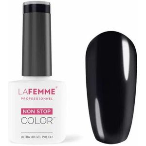 La Femme Gel Polish H073 Black Shadow – Gitzwart & Langhoudend