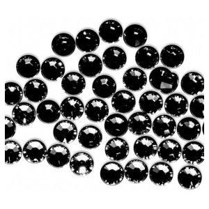 Swarovski-kristallen: Black, voor nageldecoratie