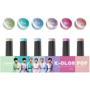 La Femme Kit “K‑olor Pop” Mermaid Cat Eye Gel Polish – 6 kleuren 2025