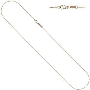 SIGO Ankerkette rund 585 Gold Rotgold 1,0 mm 42 cm Kette Halskette Rotgoldkette