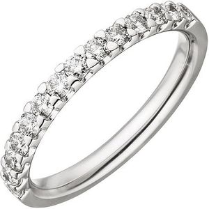 SIGO Damen Ring 585 Gold Weißgold 14 Diamanten Brillanten 0,56 ct. Diamantring