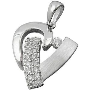 SIGO Anhänger, Herz, Zirkonia, Silber 925
