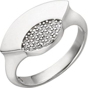 SIGO Damen Ring 925 Sterling Silber 25 Zirkonia Silberring