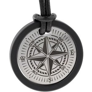 Ernstes Design Kette matt/graviert silk wood schwarz
