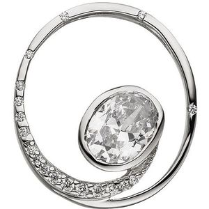 SIGO Anhänger Rund 925 Sterling Silber 19 Zirkonia