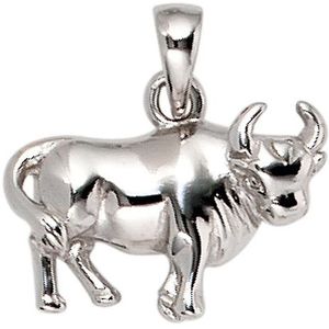SIGO Anhänger Sternzeichen Stier 925 Sterling Silber Sternzeichenanhänger