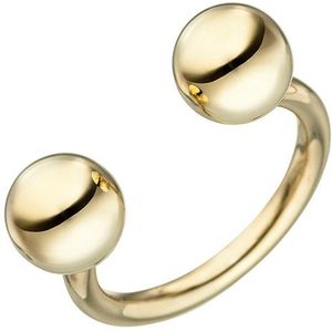 SIGO Damen Ring Kugel Kugeln 925 Sterling Silber gold vergoldet Kugelring offen