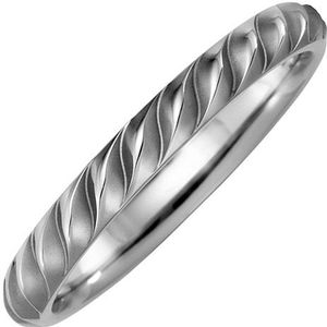 SIGO Partner Ring aus Titan teil matt Partnerring TItanring