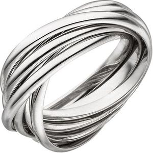 SIGO Damen Ring verschlungen 925 Sterling Silber Silberring