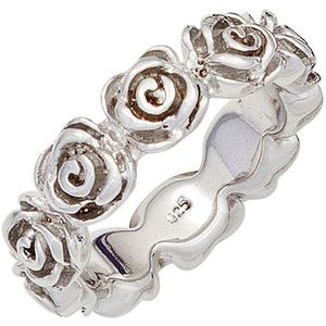 SIGO Damen Ring Rosen 925 Sterling Silber rhodiniert Silberring