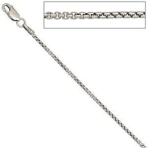 SIGO Venezianerkette 925 Sterling Silber 1,6 mm 42 cm Halskette Kette Karabiner