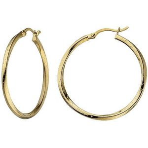 SIGO Creolen 925 Sterling Silber gold vergoldet Ohrringe