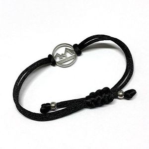 Goettgen Armband Watzmann Berchtesgaden 925 Silber mit Samtband schwarz