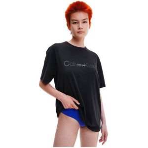 Calvin Klein Underwear 000qs6898e Short Sleeve T-shirt Pyjama Zwart M Vrouw