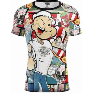Otso Popeye Art Show Short Sleeve T-shirt Veelkleurig L Man