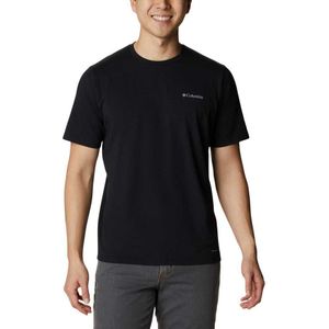 Columbia Sun Trek Short Sleeve T-shirt Zwart L Man